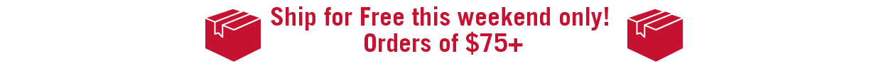 Free Shipping on Orders $75+