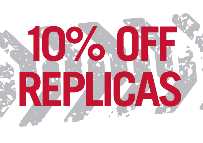 10% off Replicas